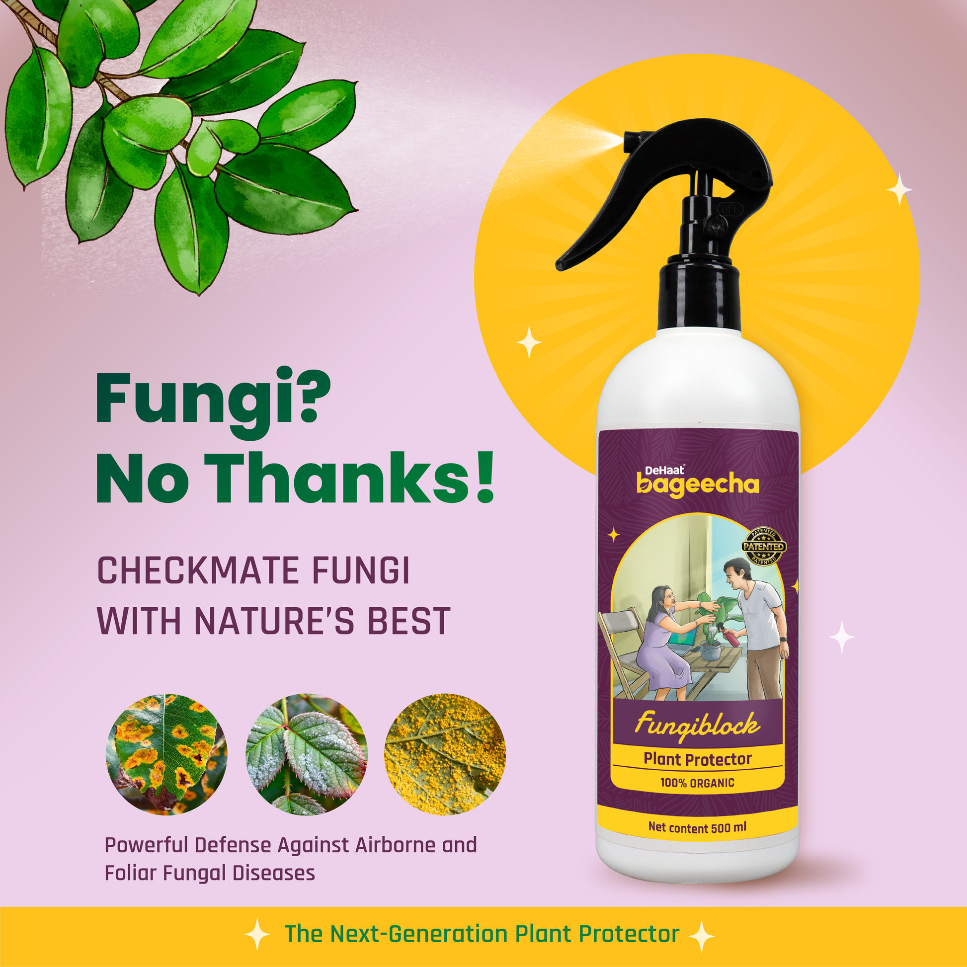 Fungiblock for gardening